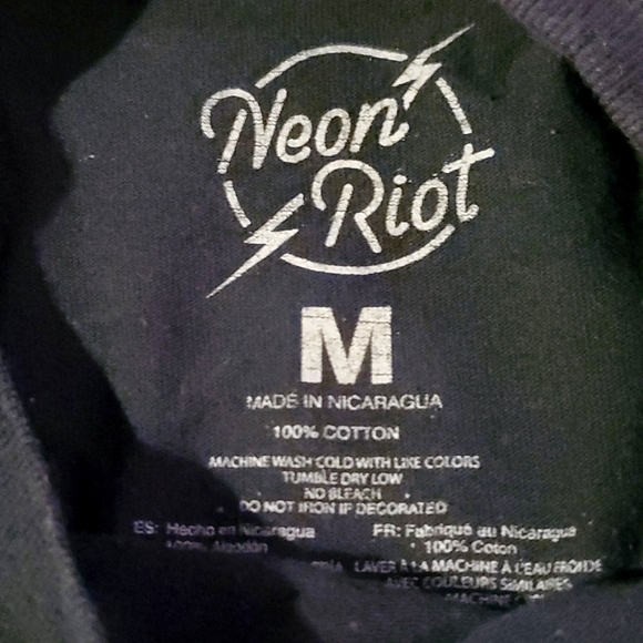 Neon Riot T shirt - Picture 2 of 2